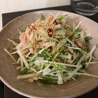 さっぱり！大根と水菜のタイ風サラダ